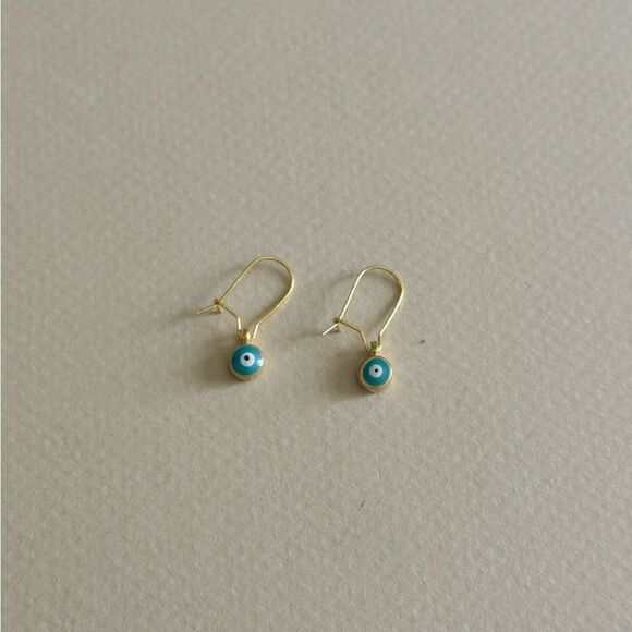 Evil Eye Earrings R915 - Picture 1 of 4